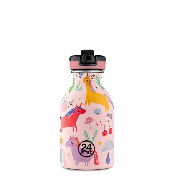 Gourde spéciale ENFANT 250ml avec bouchon du sportif 24 BOTTLES