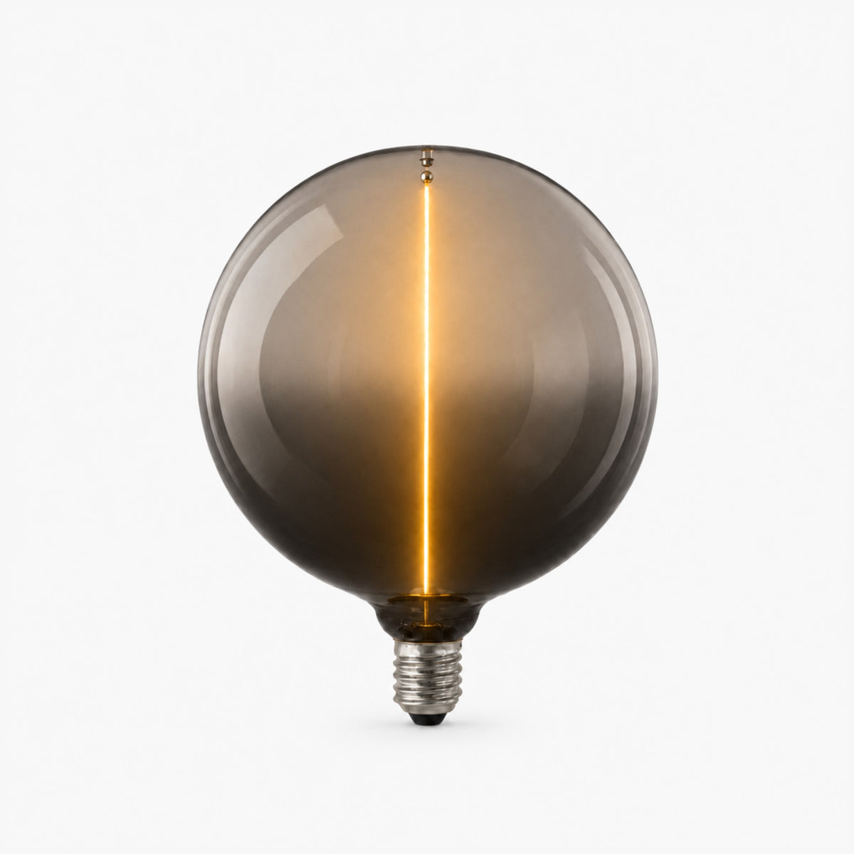 Lampe à poser en marbre noir avec ampoule magnétique