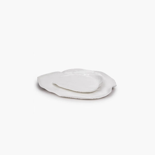 ASSIETTE EN PORCELAINE BLANCHE SERAX