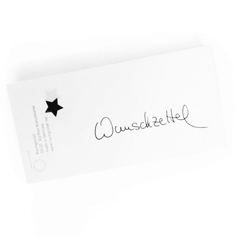 Bloc notes sur un support de chêne avec un clou décoratif "Etoile"