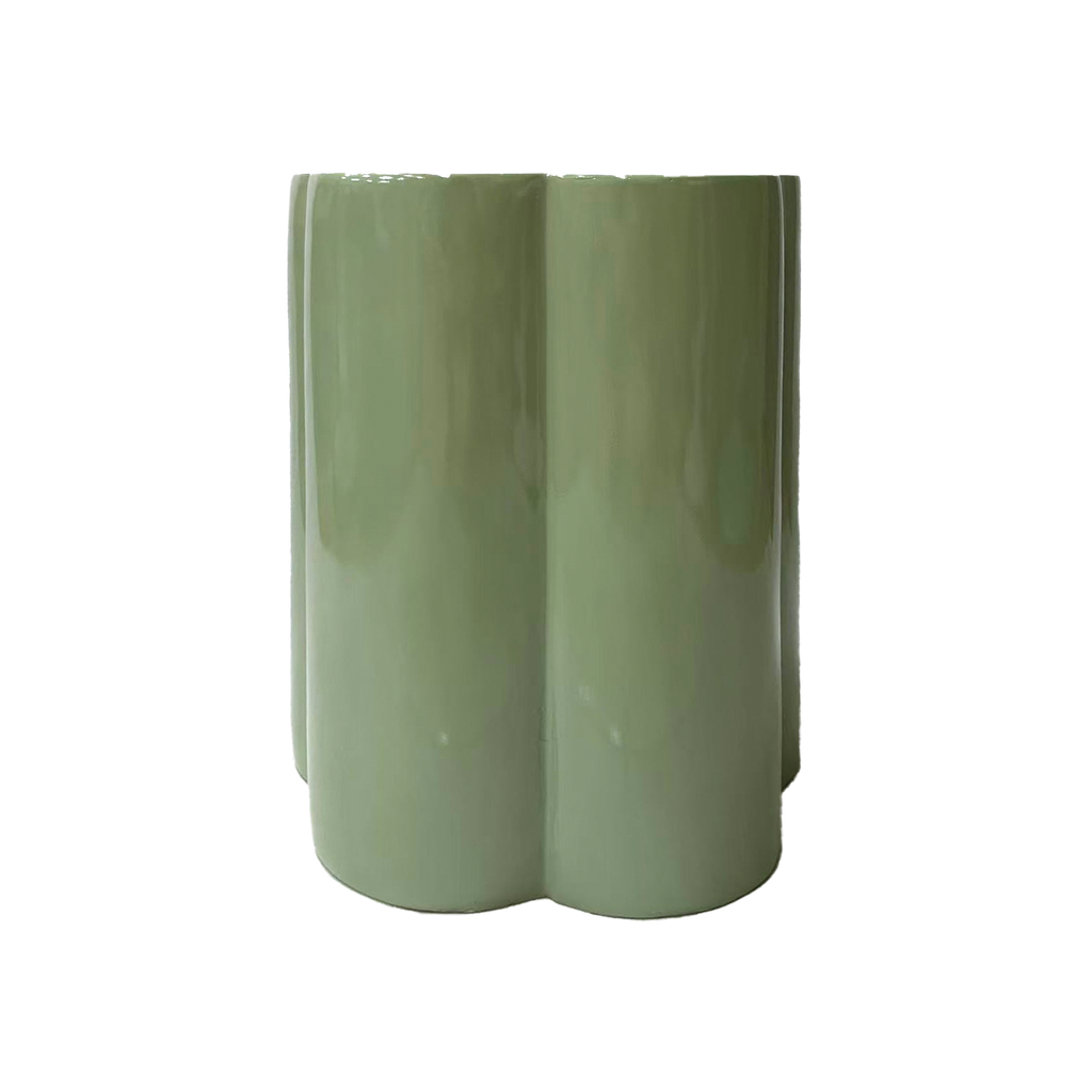 Tabouret ou bout de canapé design en céramique - plusieurs coloris