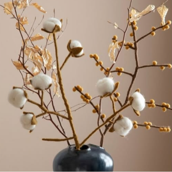 Branche de coton.