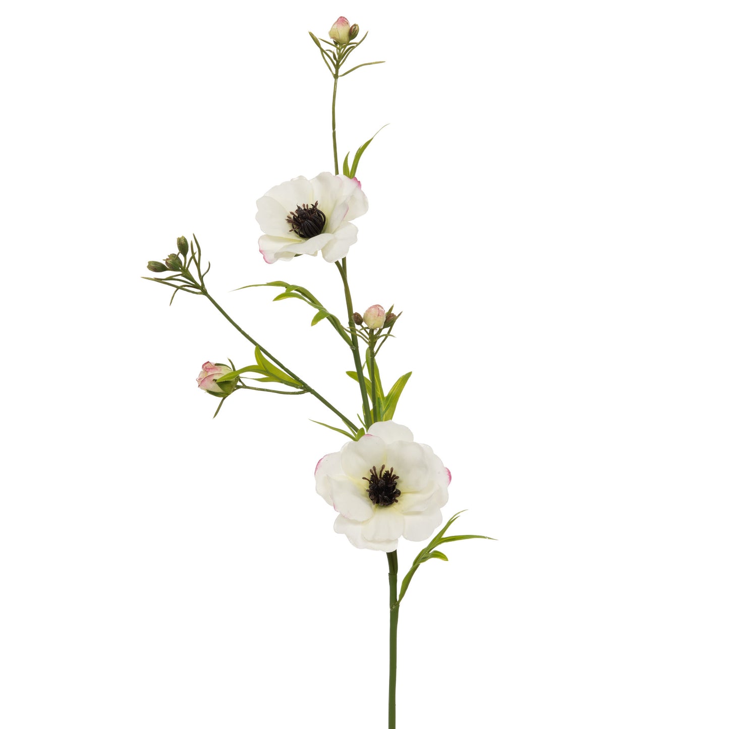 Branche de renoncule papillon artificielle.