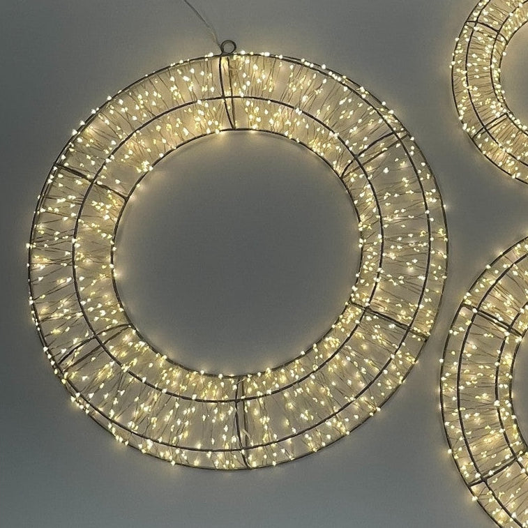 CERCLE LUMINEUX 800 LEDS DECO NOEL - LA PETITE BOITE JAUNE