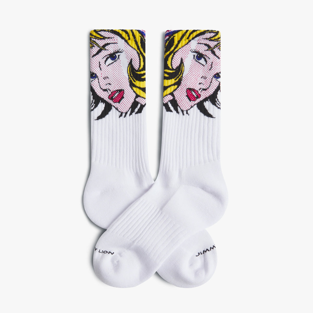 CHAUSSETTES Athletic-Roy-Lichtenstein_LA PETITE BOITE JAUN E