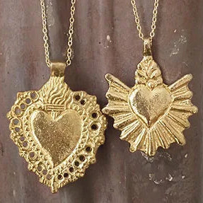 Collier sautoir coeur sacre boncoeurs-LAPETITEBOITEJAUNE