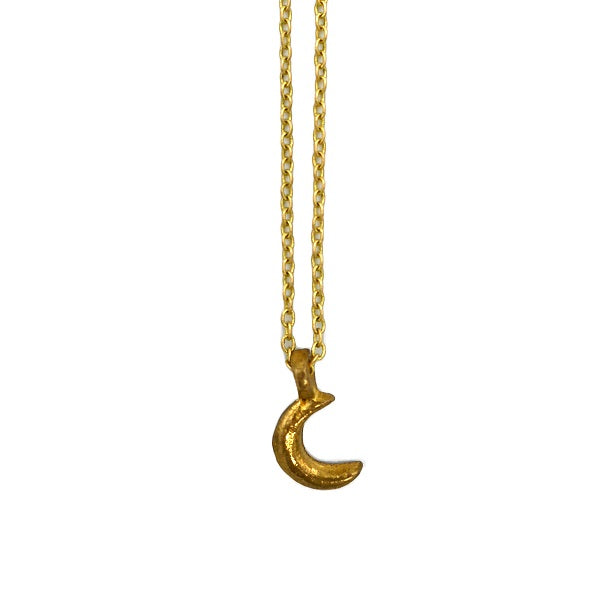 COLLIER SAUTOIR EN LAITON LUNE BONCOEURS - LA PETITE BOITE JAUNE
