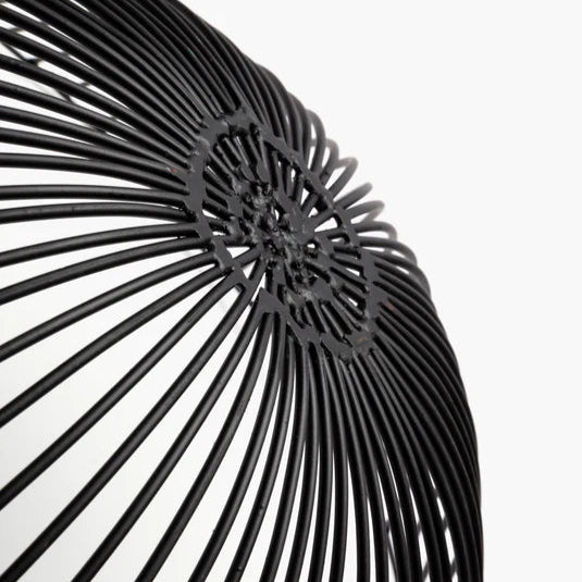 CORBEILLE A PAIN EN METAL NOIR SERAX