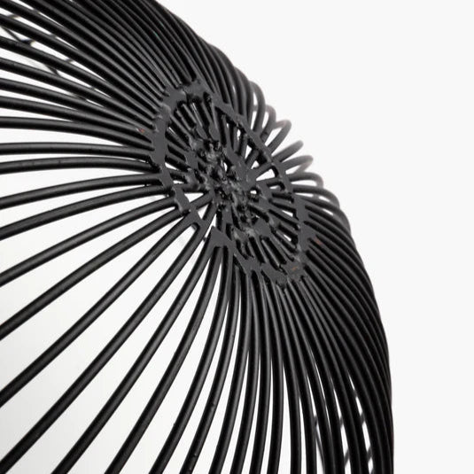 CORBEILLE HAUTE EN METAL NOIR SERAX