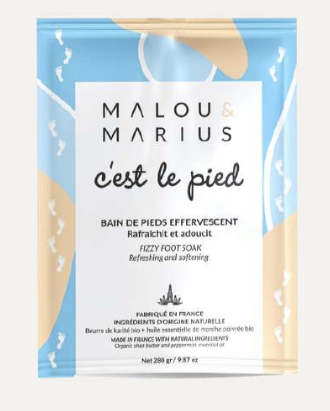 Soin des pieds de chez MALOU ET MARIUS