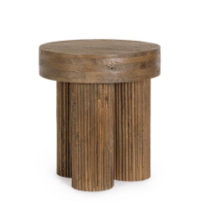 Table d'appoint en bois de manguier