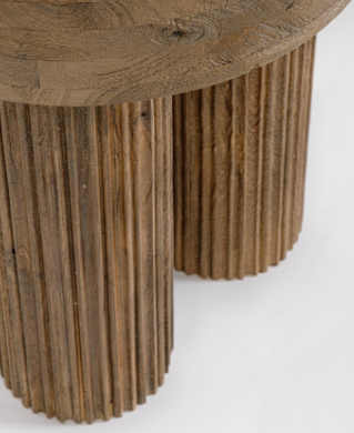 Table d'appoint en bois de manguier