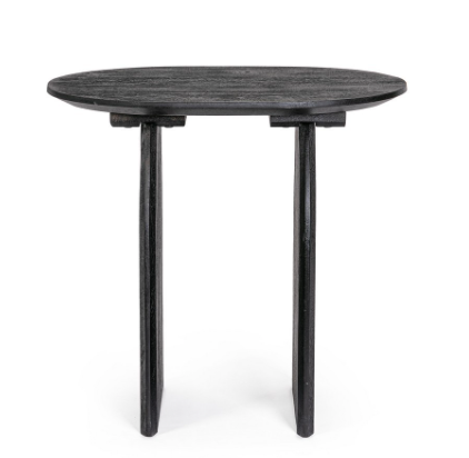 Console ou table d'appoint en bois de manguier noir