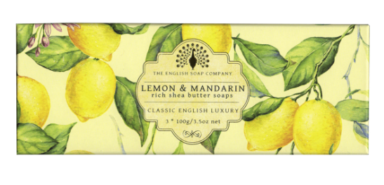 Coffret de 3 pains de savon - Collection de luxe des jardins botaniques de Kew Gardens