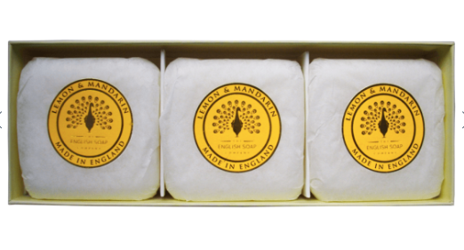 Coffret de 3 pains de savon - Collection de luxe des jardins botaniques de Kew Gardens