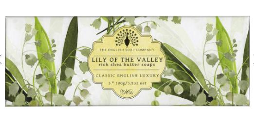 Coffret de 3 pains de savon - Collection de luxe des jardins botaniques de Kew Gardens