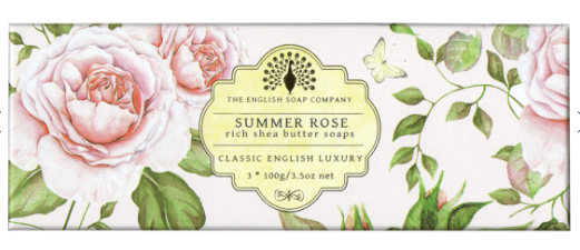 Coffret de 3 pains de savon - Collection de luxe des jardins botaniques de Kew Gardens