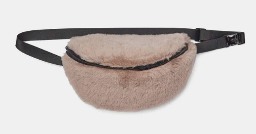 Sac banane en peau de mouton