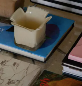 Photophore en verre fait main