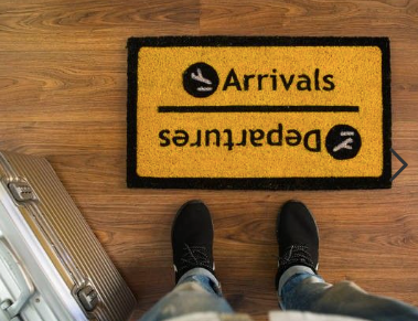 Paillasson trop fun ARRIVALS / DEPARTURE