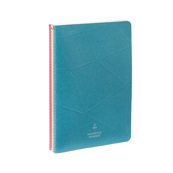 Set de 3 carnets de notes Woodstock de chez FABRIANO