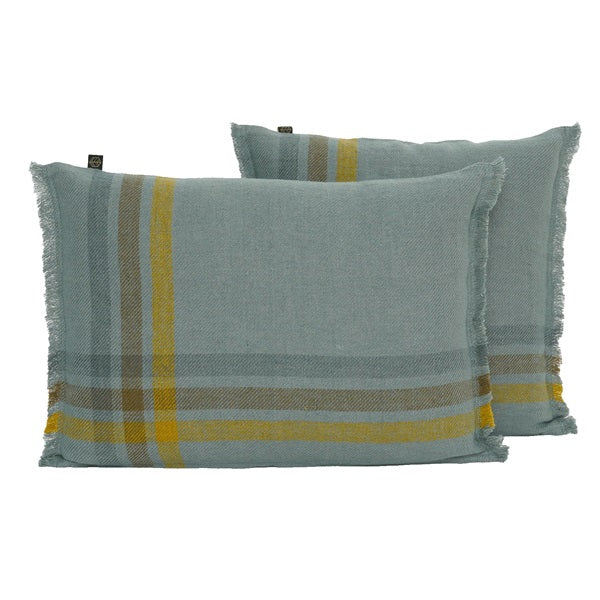 Coussin Haomy en lin lavé modèle MALIBU 45 x 45 cm