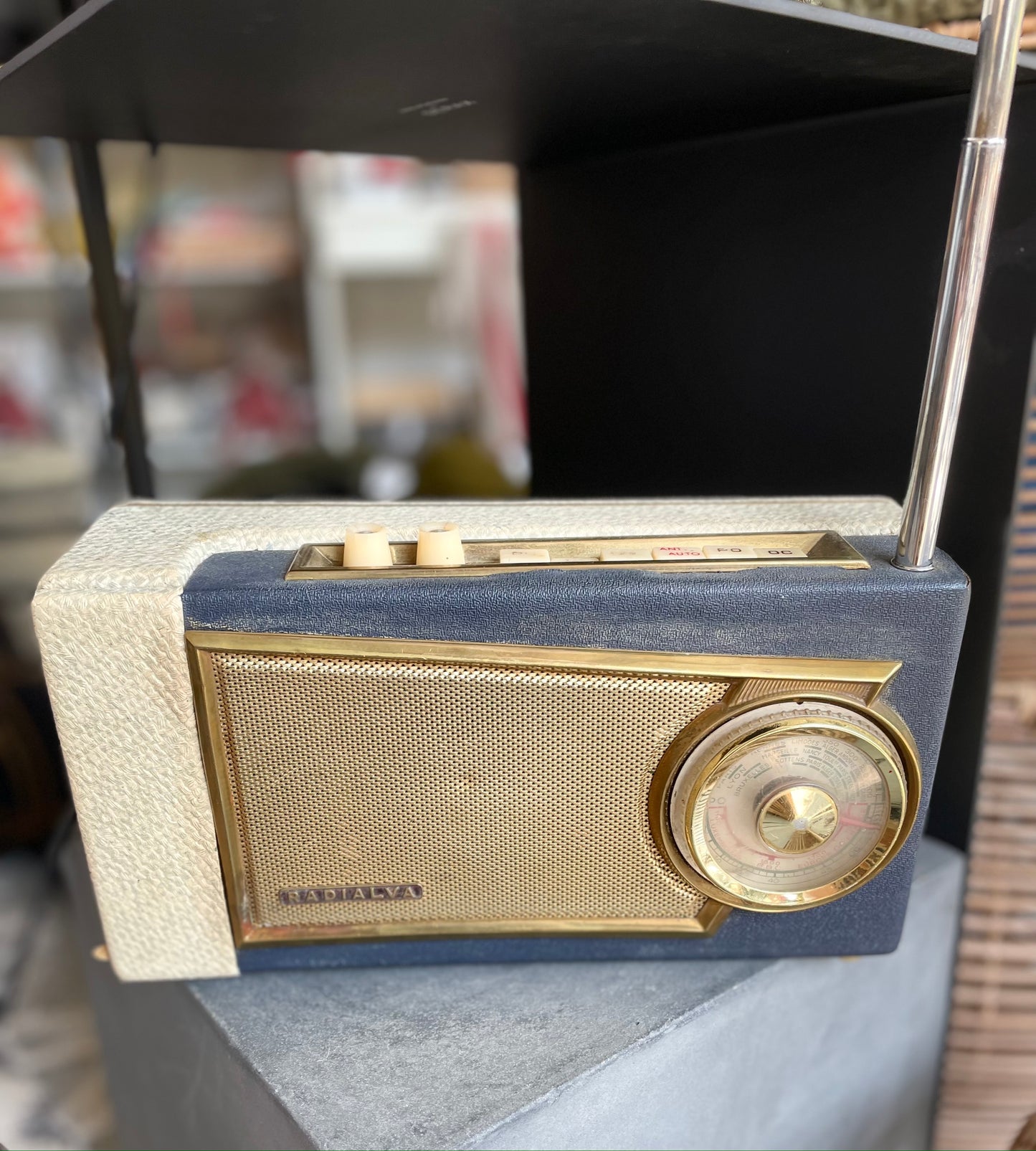 Radio Vintage connectée enceinte bluetooth
