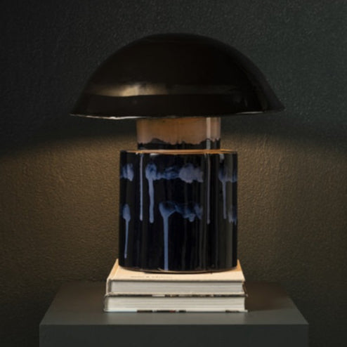 LAMPE À POSER EN GRÈS BLEU SERAX