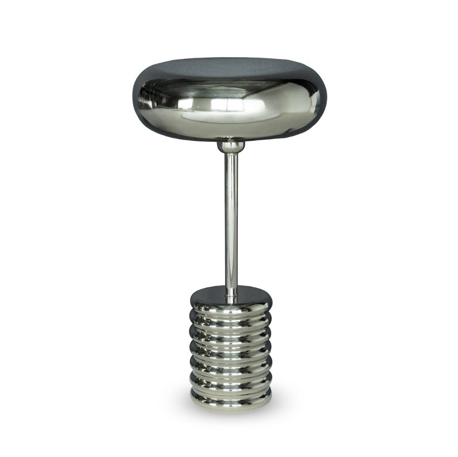 Lampe chromée, esprit retro.