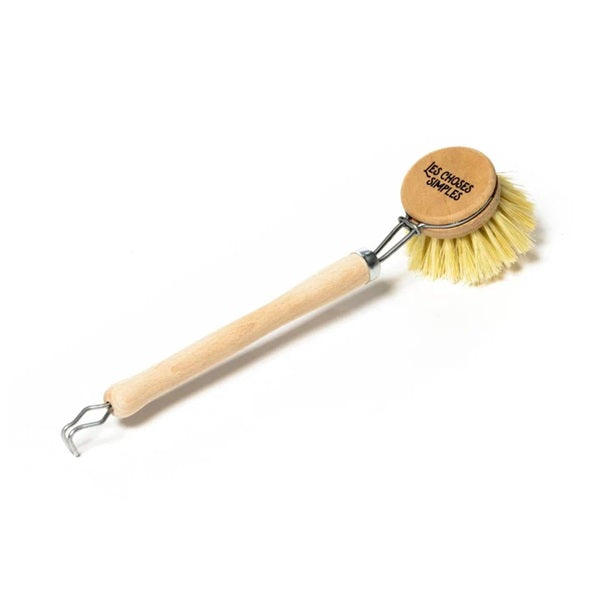 Brosse de vaisselle en bois avec manche - Les Choses Simples