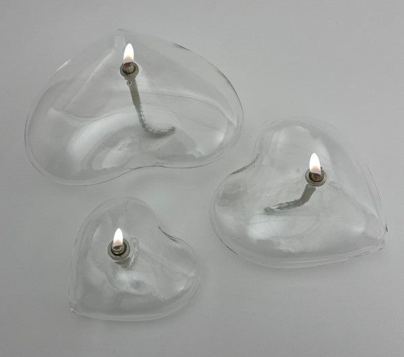 Lampe à huile Coeur S