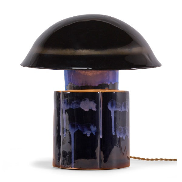 Lampe de table "Terre de rêve" bleu foncé John pour Serax