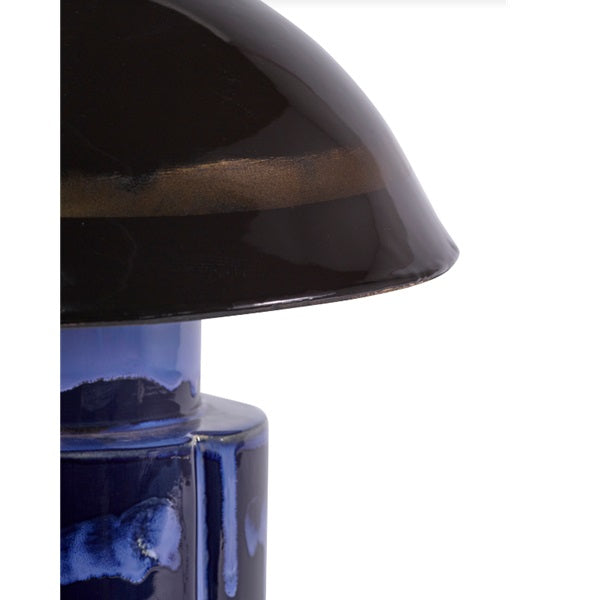 Lampe de table "Terre de rêve" bleu foncé John pour Serax