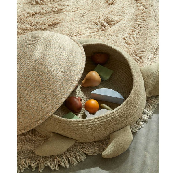 Panier maman tortue