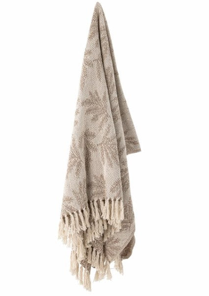 Plaid en coton recyclé modèle Gabriela