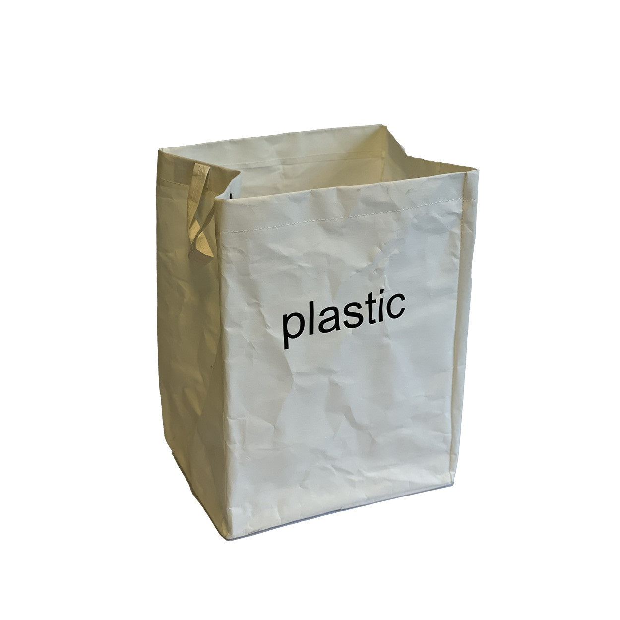 Sac / Panier pour tri sélectif : papier, plastique et verre