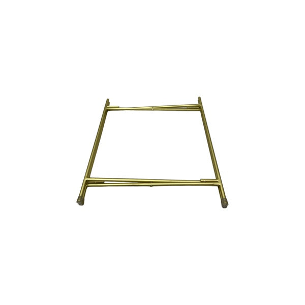 Trépied en métal doré pour constituer une table d'appoint avec plateaux