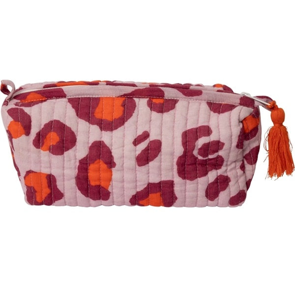 Trousse de toilette en coton imprimé
