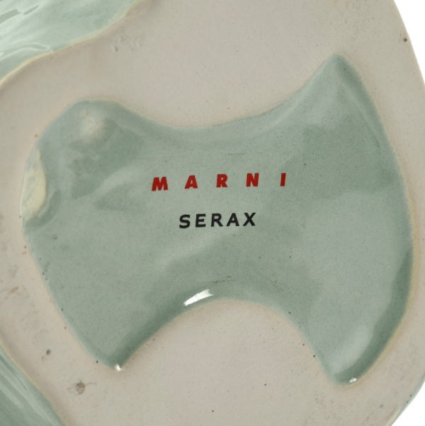 Vase Hibou en grès bleu Marni "Après minuit" pour Serax