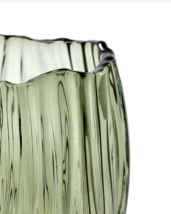 Vase transparent vert Taille 02 pour Serax