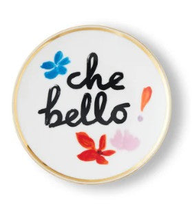 Assiettes à l'italienne avec jolis motifs et textes de chez BITOSSI
