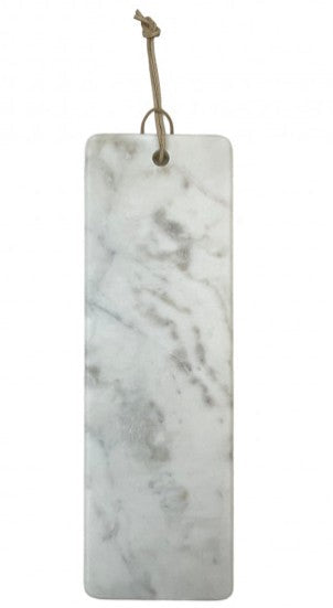 LAPETITEBOITEJAUNE-planche marbre blanc rectangle long
