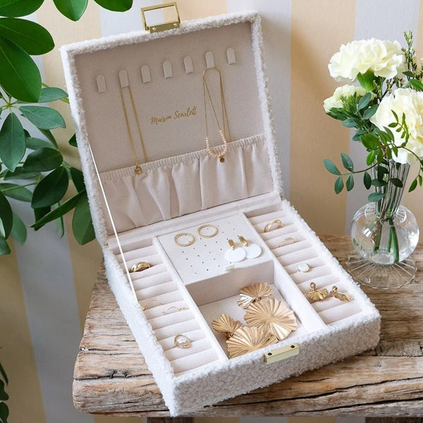 Boite à bijoux pour la maison ou le voyage : la grande