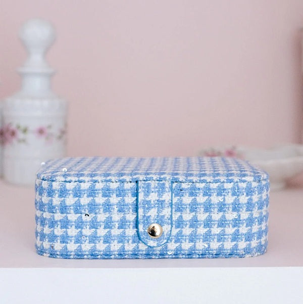 Boite à bijoux de voyage ou pour la maison : la rectangulaire à étage