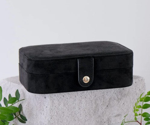 Boite à bijoux de voyage ou pour la maison : la rectangulaire à étage
