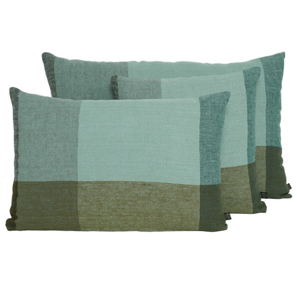 Coussin Haomy en lin lavé modèle SAPORO 45 x 45 cm