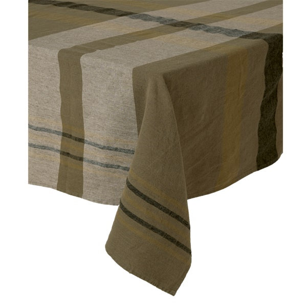 Nappe imprimée en lin 160 x 250 cm