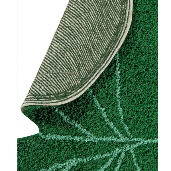 Tapis lavable Feuille de Monstera vert (120 x 180 cm) de LORENA CANALS