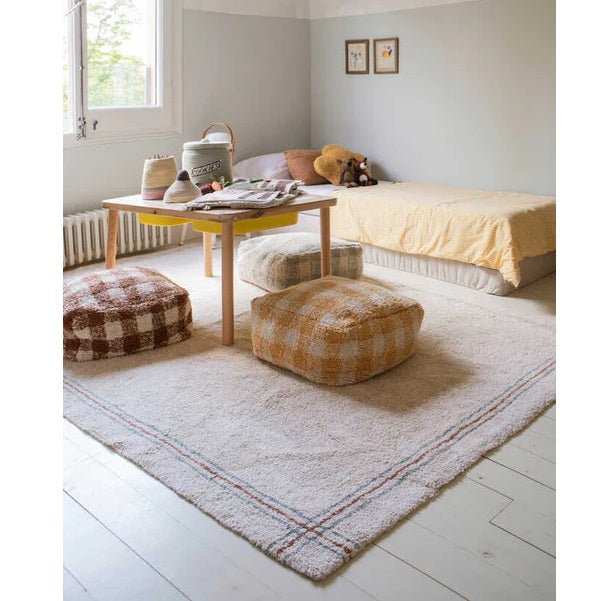 Tapis lavable CLOTH Bleu sage (90 x 130 cm) de LORENA CANALS