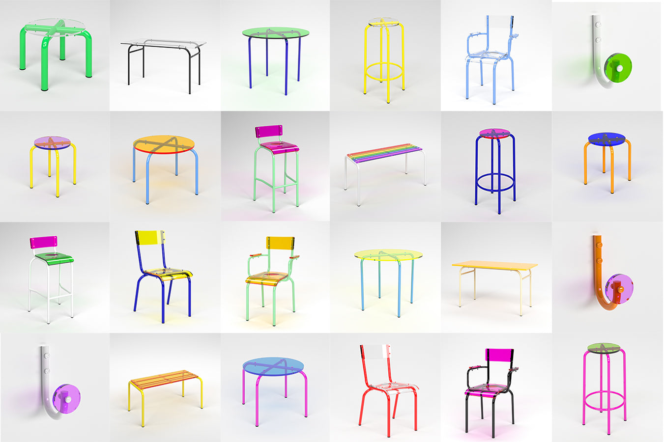 Patère design et trop funs du designer français LAURENT BADIER